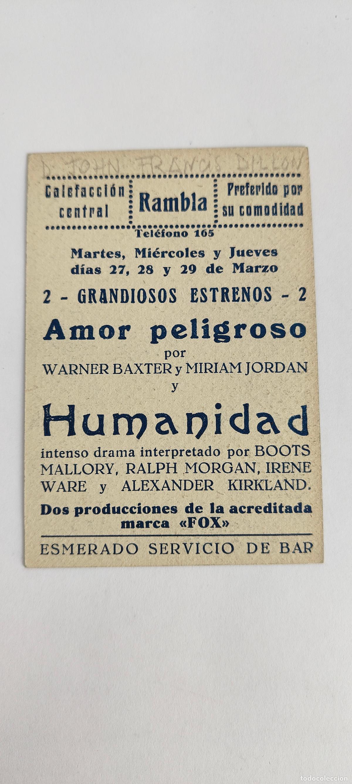 Cine: HUMANIDAD - CON PBLICIDAD RAMBLA - Foto 2