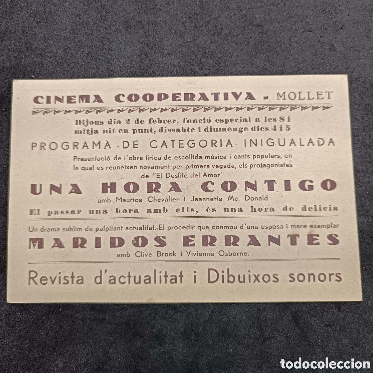 Cine: Programa, Una hora contigo, cine mollet - Foto 2