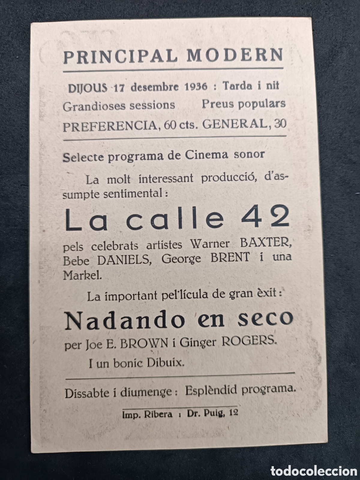 Cine: Programa Nadando en Seco - Foto 2