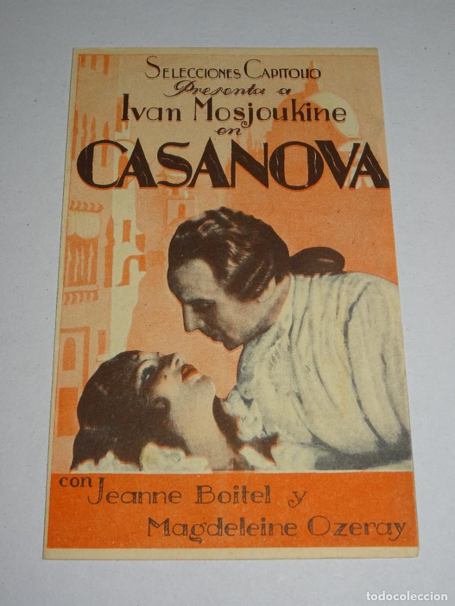 Cine: PROGRAMA DE CINE - IVAN MOSJOUKINE EN CASANOVA, BUEN ESTADO - Foto 1
