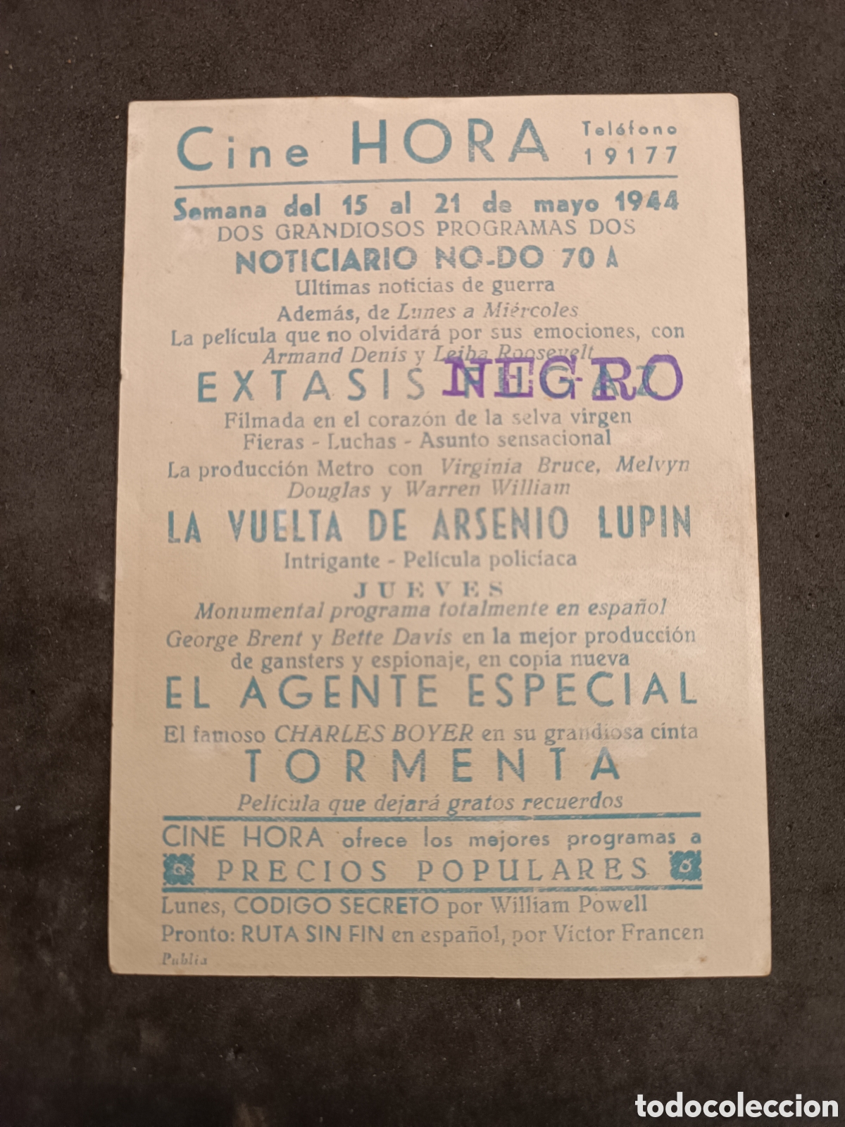 Cine: Programa La vuelta de Arsenio lupin - Foto 2