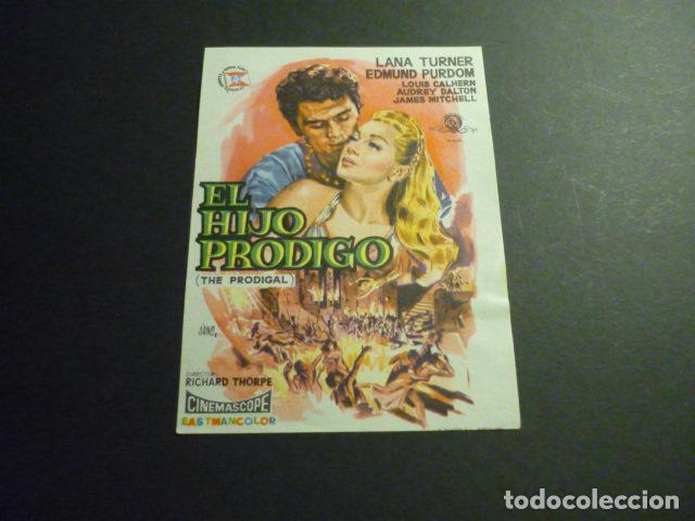 Cine: EL HIJO PRODIGO PROGRAMA DE MANO SIN PUBLICIDAD - Foto 1