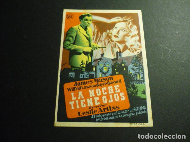Cine: LA NOCHE TIENE OJOS PROGRAMA DE MANO SIN PUBLICIDAD - Foto 1