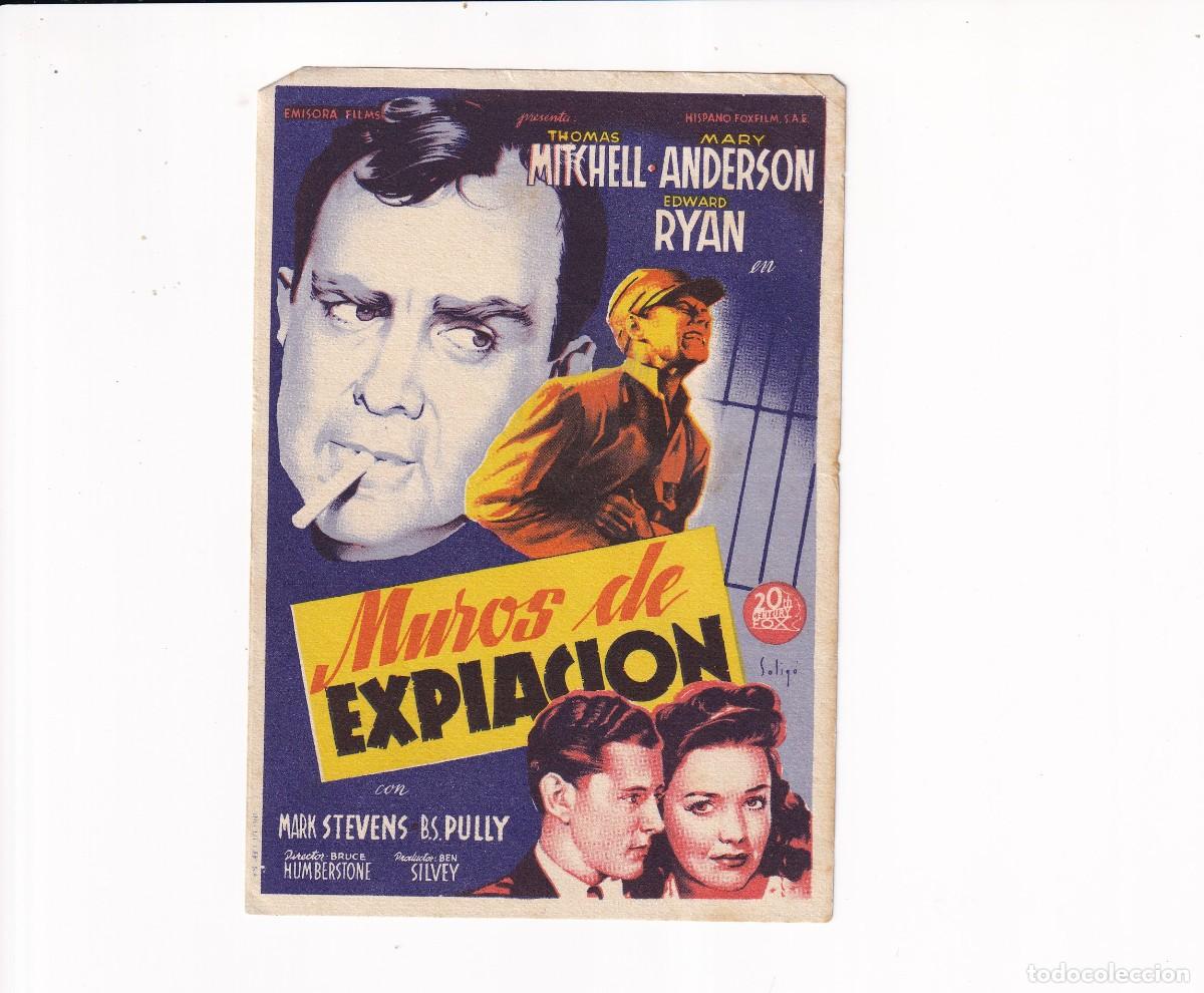 Cine: MUROS DE EXPIACION .- TOMAS MITCHELL - Foto 1