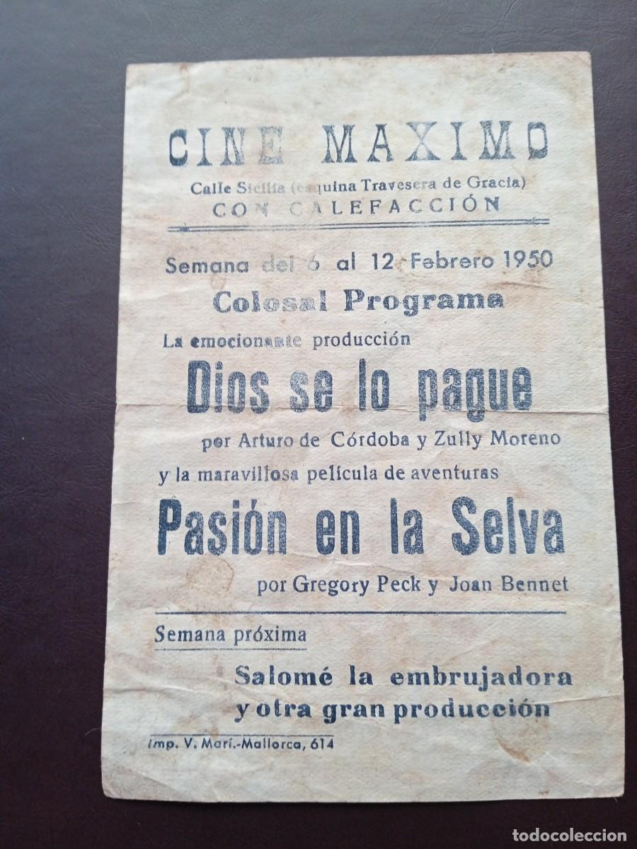 Cine: Pasion en la selva con publicidad Cine M&aacute;ximo - Foto 2