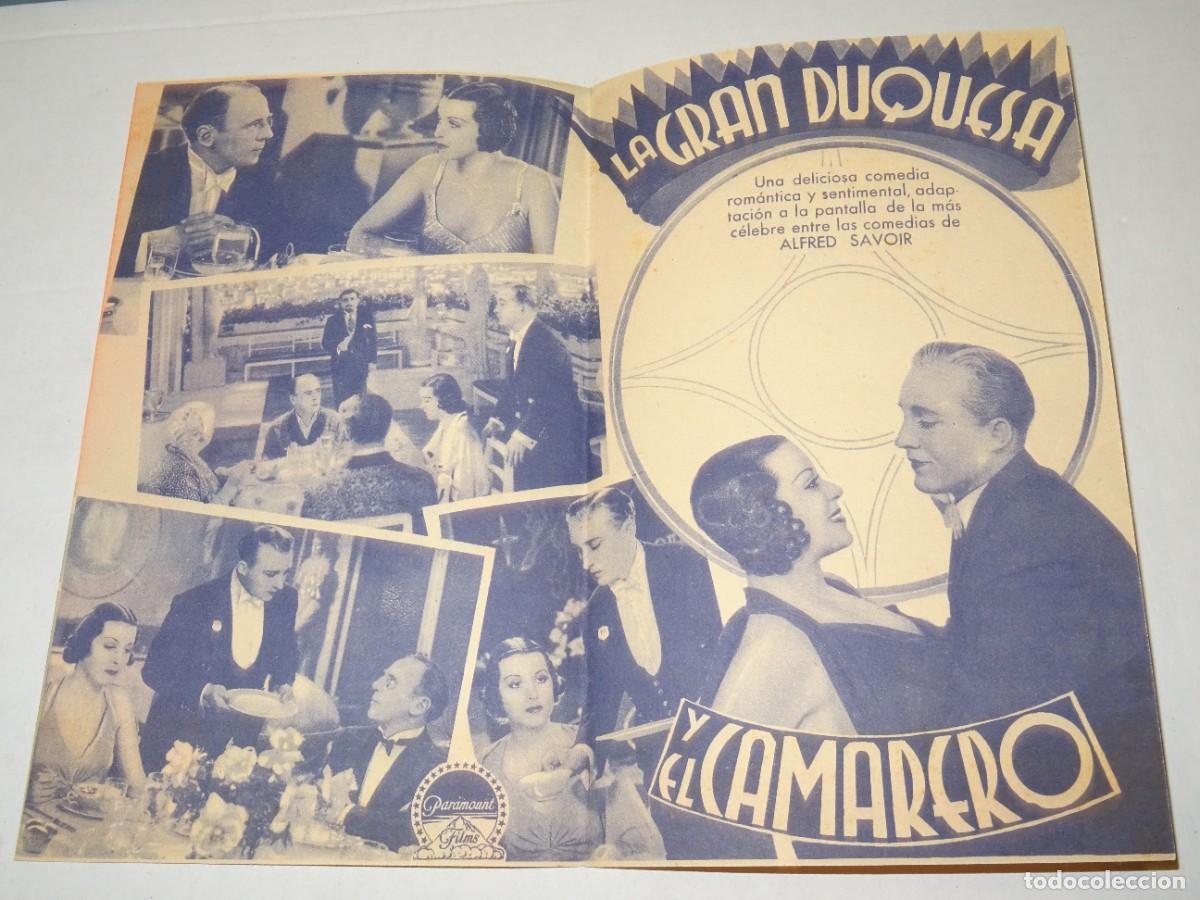 Cine: PROGRAMA DE CINE - LA GRAN DUQUESA Y EL CAMARERO, KITTY CARLISLT, BUEN ESTADO - Foto 2