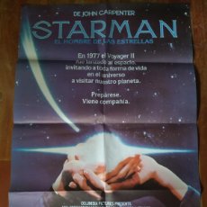 Cine: STARMAN JEFF BRIDGES, KAREN ALLEN AÑO 1984. 70X100 CARTEL DE CINE ORIGINAL. Lote 399563949