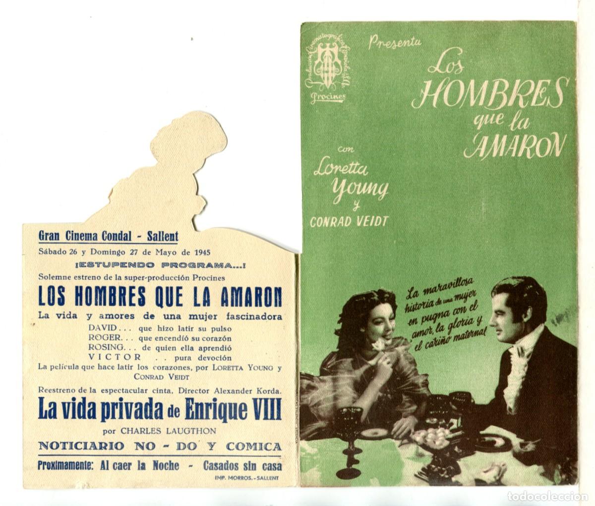 Cine: LOS HOMBRES QUE LA AMARON, con Loretta Young. - Foto 1