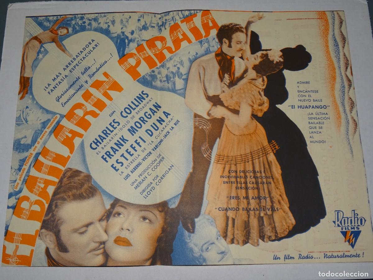 Cine: PROGRAMA DE CINA - EL BAILAR&Iacute;N PIRATA, CINE CAPITOL, BUEN ESTADO - Foto 2