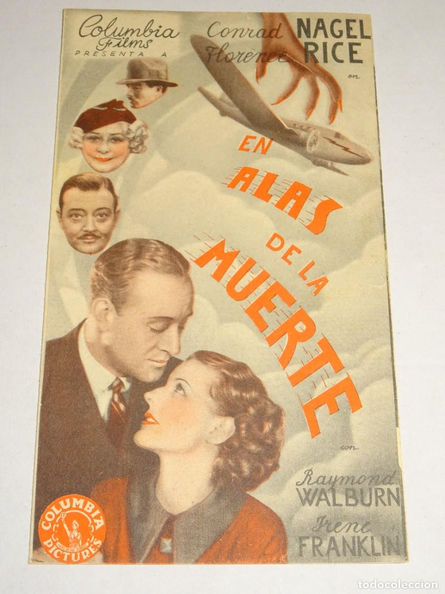 Cine: PROGRAMA DE CINE - EN ALAS DE LA MUERTE, WALBURN, FRANKLIN, BUEN ESTADO - Foto 1