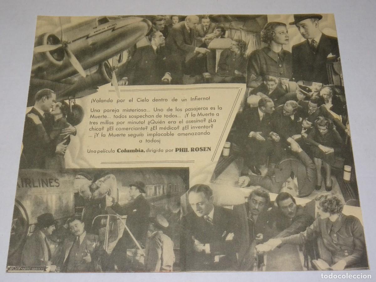Cine: PROGRAMA DE CINE - EN ALAS DE LA MUERTE, WALBURN, FRANKLIN, BUEN ESTADO - Foto 2