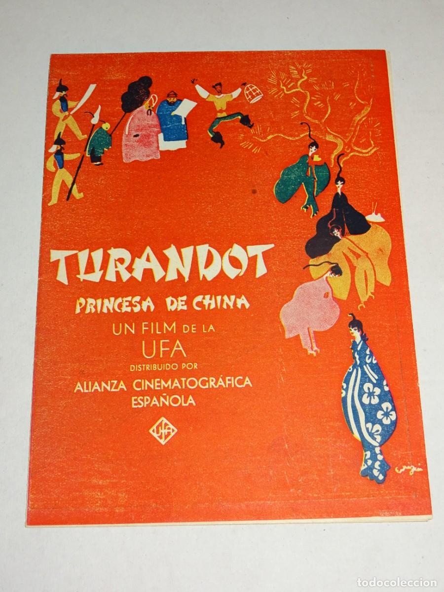 Cine: PROGRAMA DE CINE - TURANDOT PRINCESA DE CHINA - BUEN ESTADO - Foto 1
