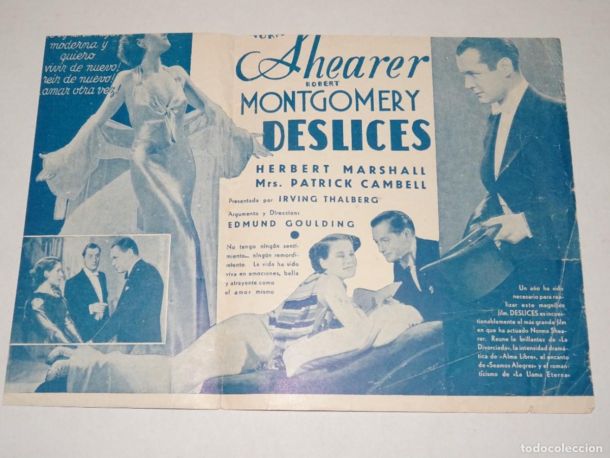 Cine: PROGRAMA DE CINE - NORMA SHEARER EN DESLICES - SE&Ntilde;ALES DE USO - Foto 2