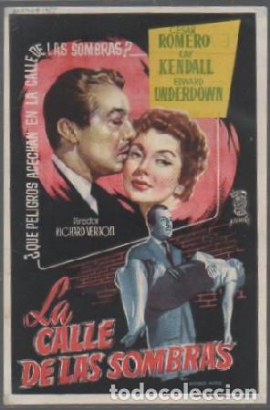 Cine: PROGRAMA DE CINE. LA CALLE DE LAS SOMBRAS PC-6704 - Foto 1