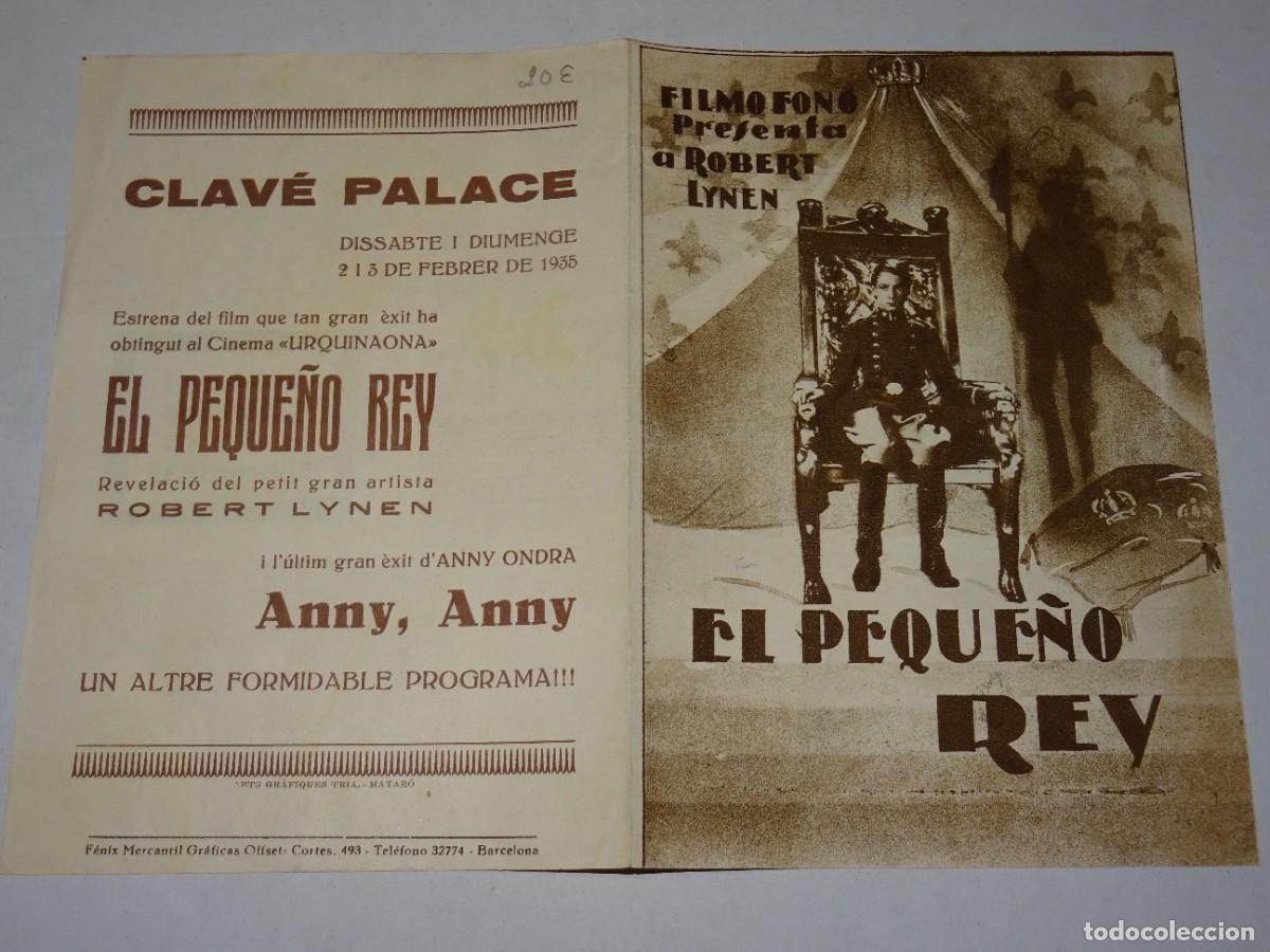 Cine: PROGRAMA DE CINE - EL PEQUE&Ntilde;O REY - ROBERT LYNEN - BUEN ESTADO - Foto 1