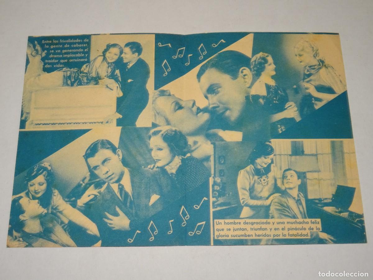 Cine: PROGRAMA DE CINE - LA CANCI&Oacute;N DEL DOLOR - NANCY CARROLL, GEORGE MURPHY - BUEN ESTADO - Foto 2