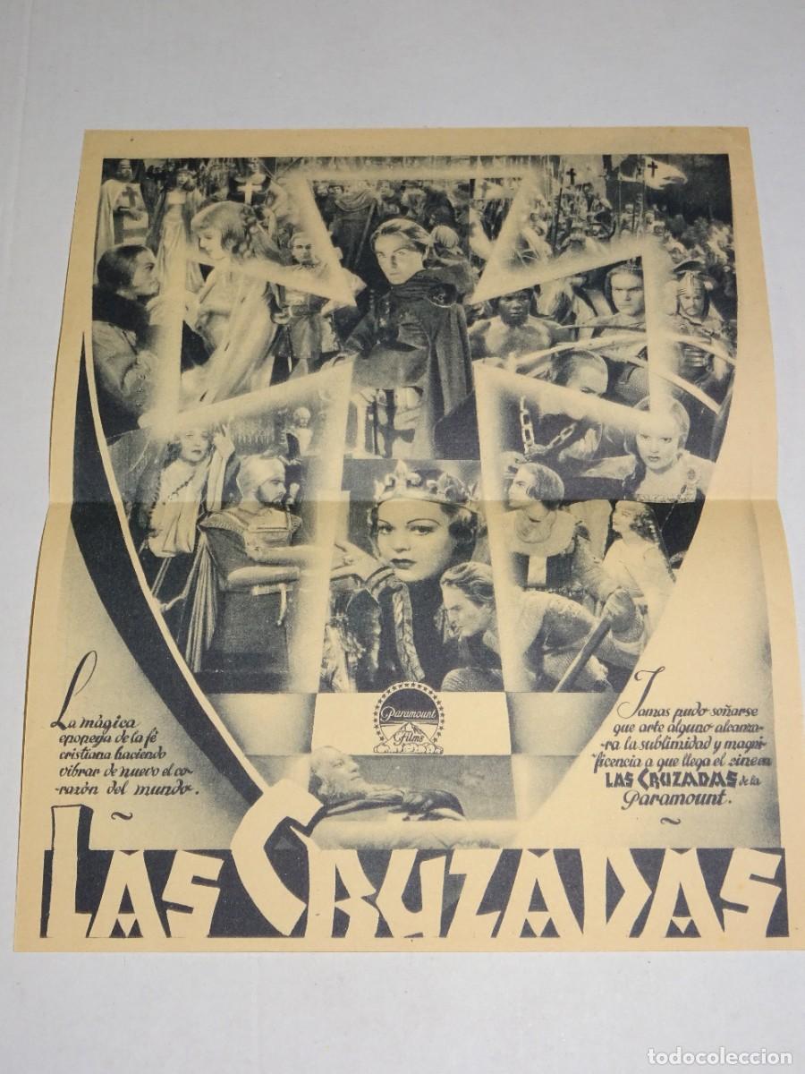 Cine: PROGRAMA DE CINE - LAS CRUZADAS - LORETTA YOUNG - BUEN ESTADO - Foto 2