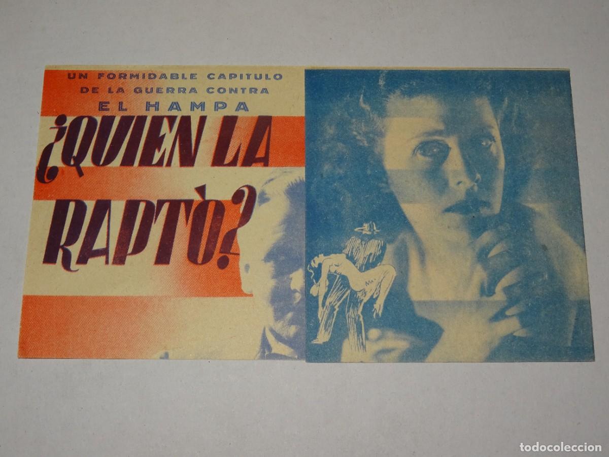 Cine: PROGRAMA DE CINE - &iquest;QUI&Eacute;N LA PAPT&Oacute;? - BUEN ESTADO - Foto 1