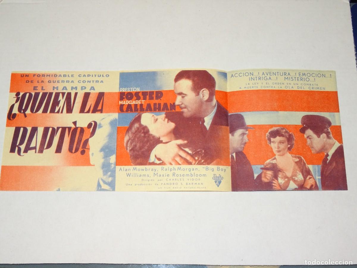 Cine: PROGRAMA DE CINE - &iquest;QUI&Eacute;N LA PAPT&Oacute;? - BUEN ESTADO - Foto 2