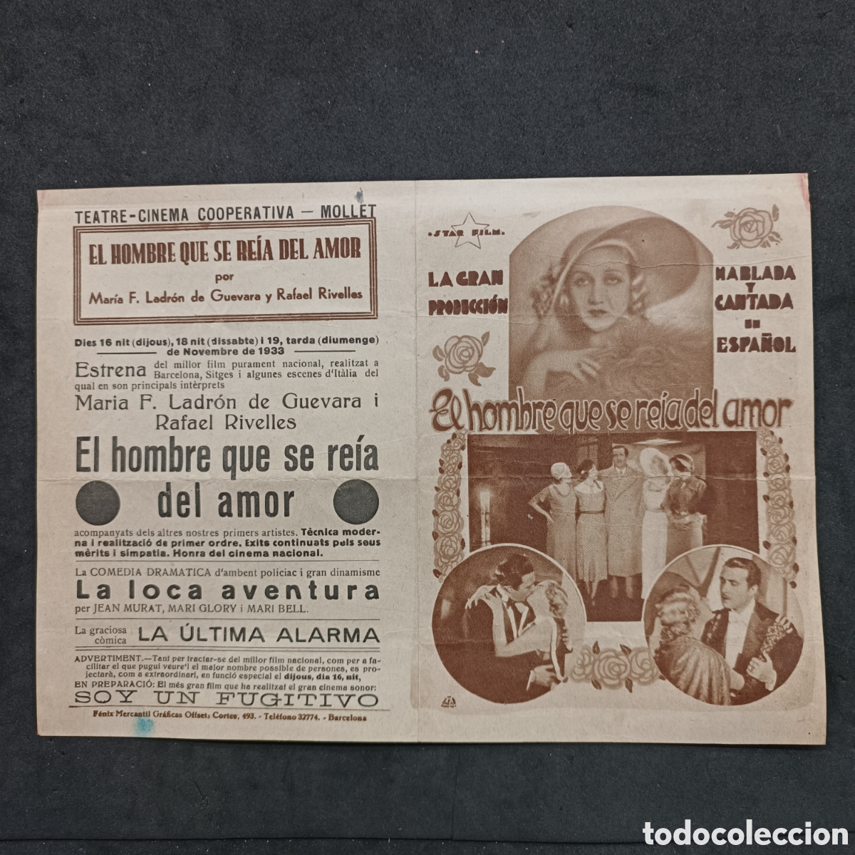 Cine: Programa el hombre que se re&iacute;a del amor - Foto 1