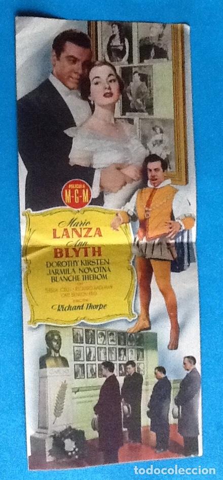 Cine: PROGRAMA DE MANO DOBLE. EL GRAN CARUSO. ENVIO INCLUIDO. - Foto 2