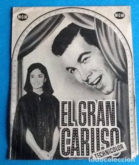 Cine: PROGRAMA DE MANO DOBLE. EL GRAN CARUSO. ENVIO INCLUIDO. - Foto 3