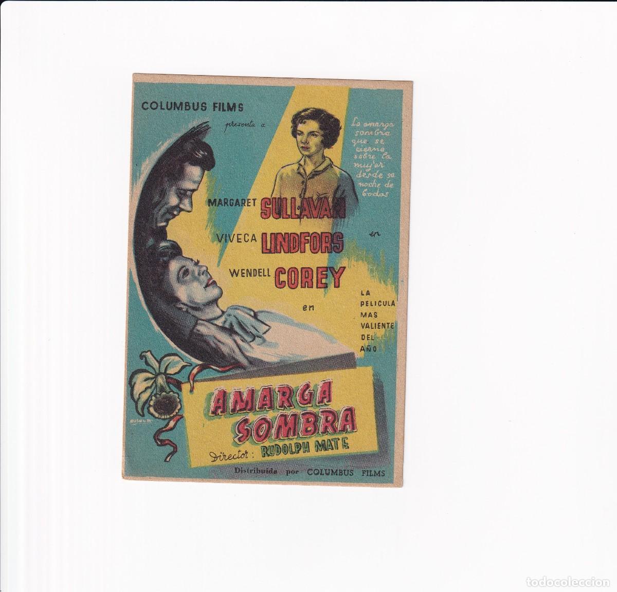 Cine: AMARGA SOMBRA .- MARGARET SULLAVAN - Foto 1