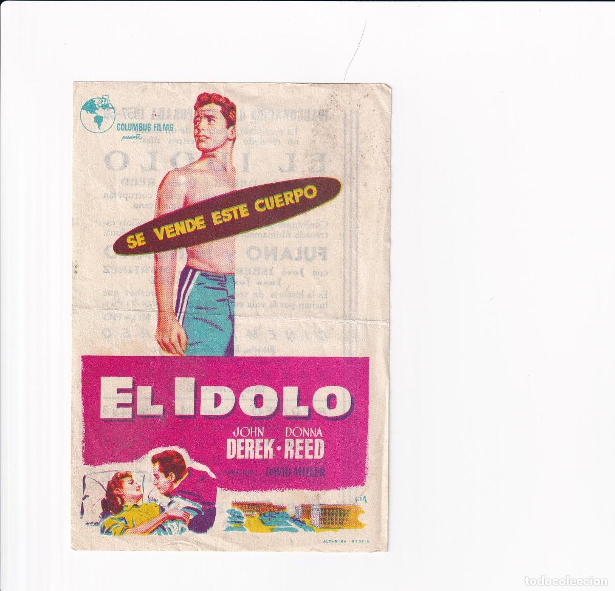 Cine: EL IDOLO .- JOHN DEREK - Foto 1
