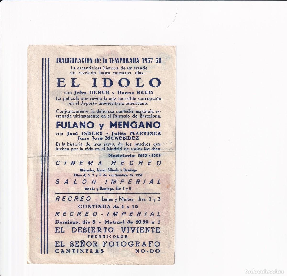 Cine: EL IDOLO .- JOHN DEREK - Foto 2