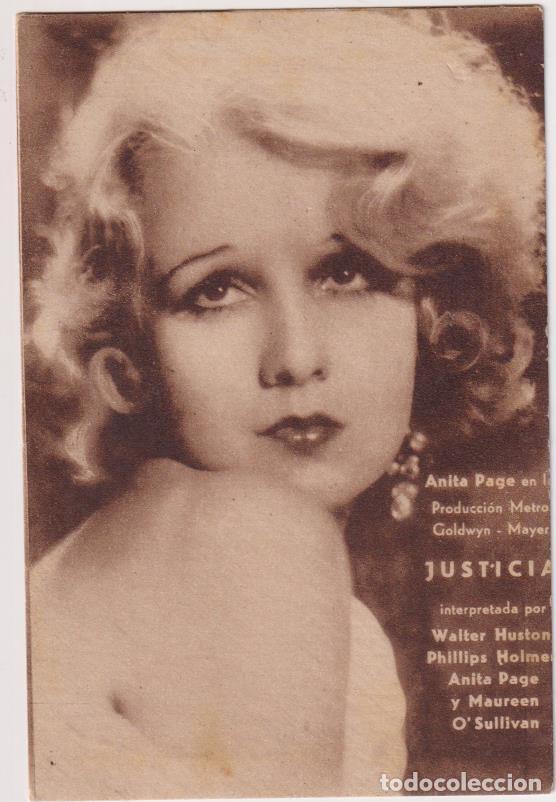 Cine: Justicia. Tarjeta MGM - Foto 1