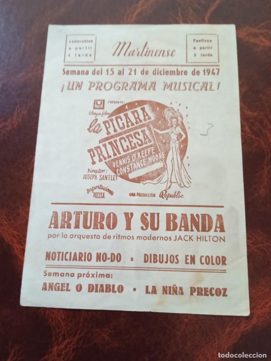 Cine: La picara princesa con publicidad Martinense - Foto 2