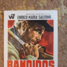 Cine: FOLLETO DE MANO DE LA PELICULA BANDIDOS. Lote 400970204