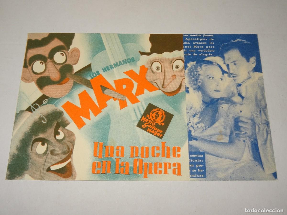 Cine: PROGRAMA DE CINE - UNA NOCHE EN LA OPERA - LOS HERMANOS MAX - BUEN ESTADO - Foto 1