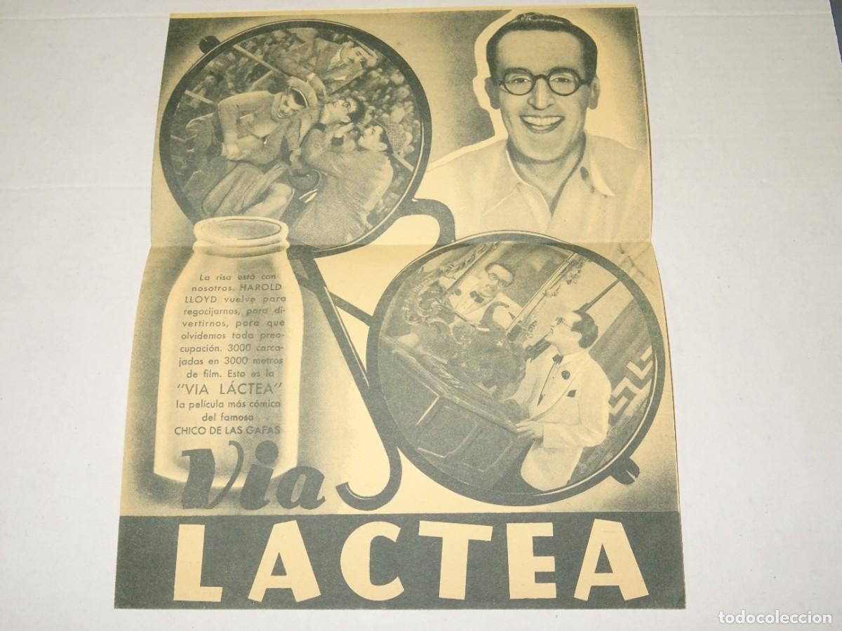 Cine: PROGRAMA DE CINE - VIA LACTEA - HAROLD LLOYD - BUEN ESTADO - Foto 2