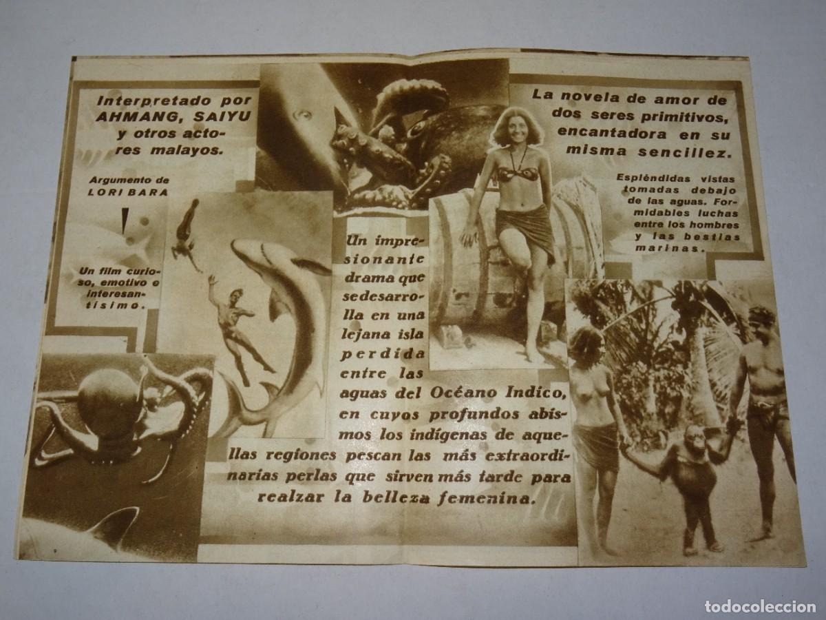 Cine: PROGRAMA DE CINE - SAMARANG - B F KEIDMAIN, WARD WING - BUEN ESTADO - Foto 2