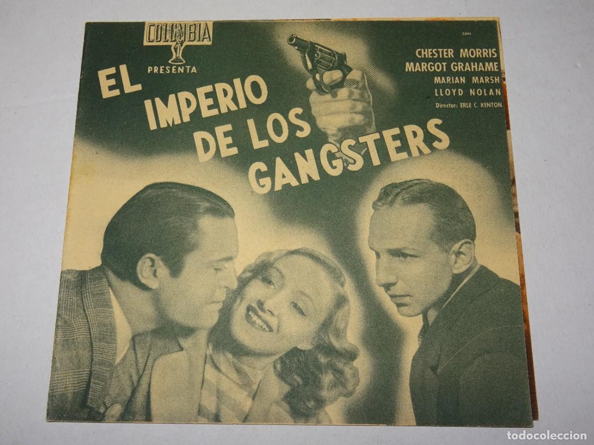 Cine: PROGRAMA DE CINE - EL IMPERIO DE LOS GANGSTERS - CHESTER MORRIS - BUEN ESTADO - Foto 1