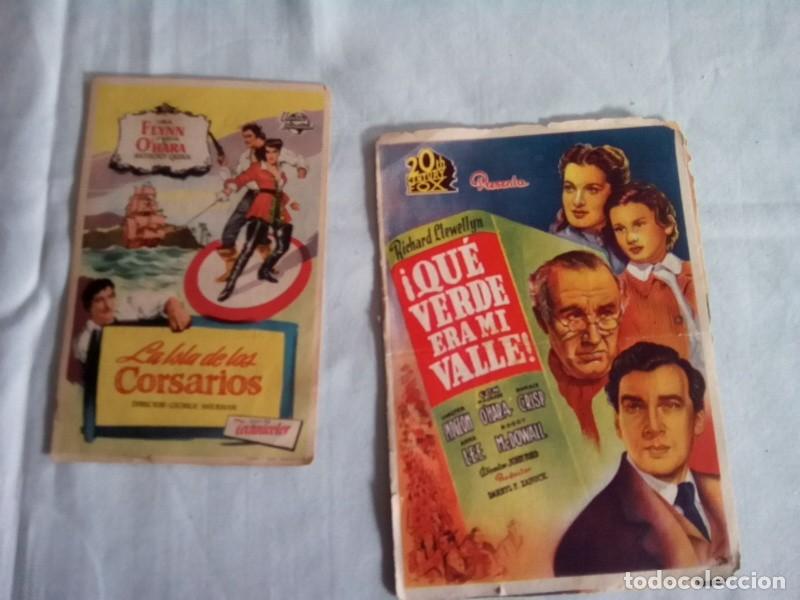Cine: DOS PROGRAMAS DE MANO DE CINE , UNO DE ELLOS DOBLE , VER - Foto 1
