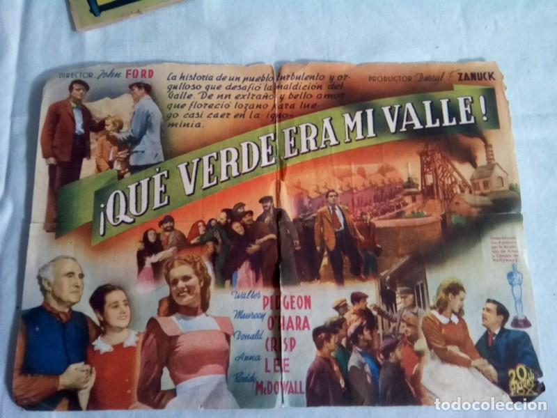 Cine: DOS PROGRAMAS DE MANO DE CINE , UNO DE ELLOS DOBLE , VER - Foto 3