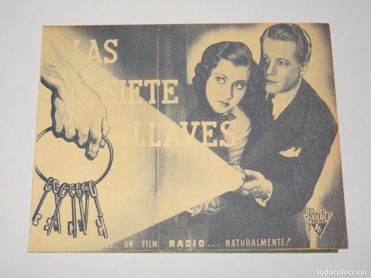 Cine: PROGRAMA DE CINE - LAS SIETE LLAVES - BUEN ESTADO - Foto 1