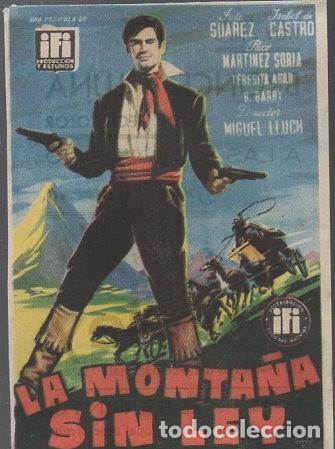 Cine: PROGRAMA DE CINE. LA MONTA&Ntilde;A SIN LEY PC-6732 - Foto 1
