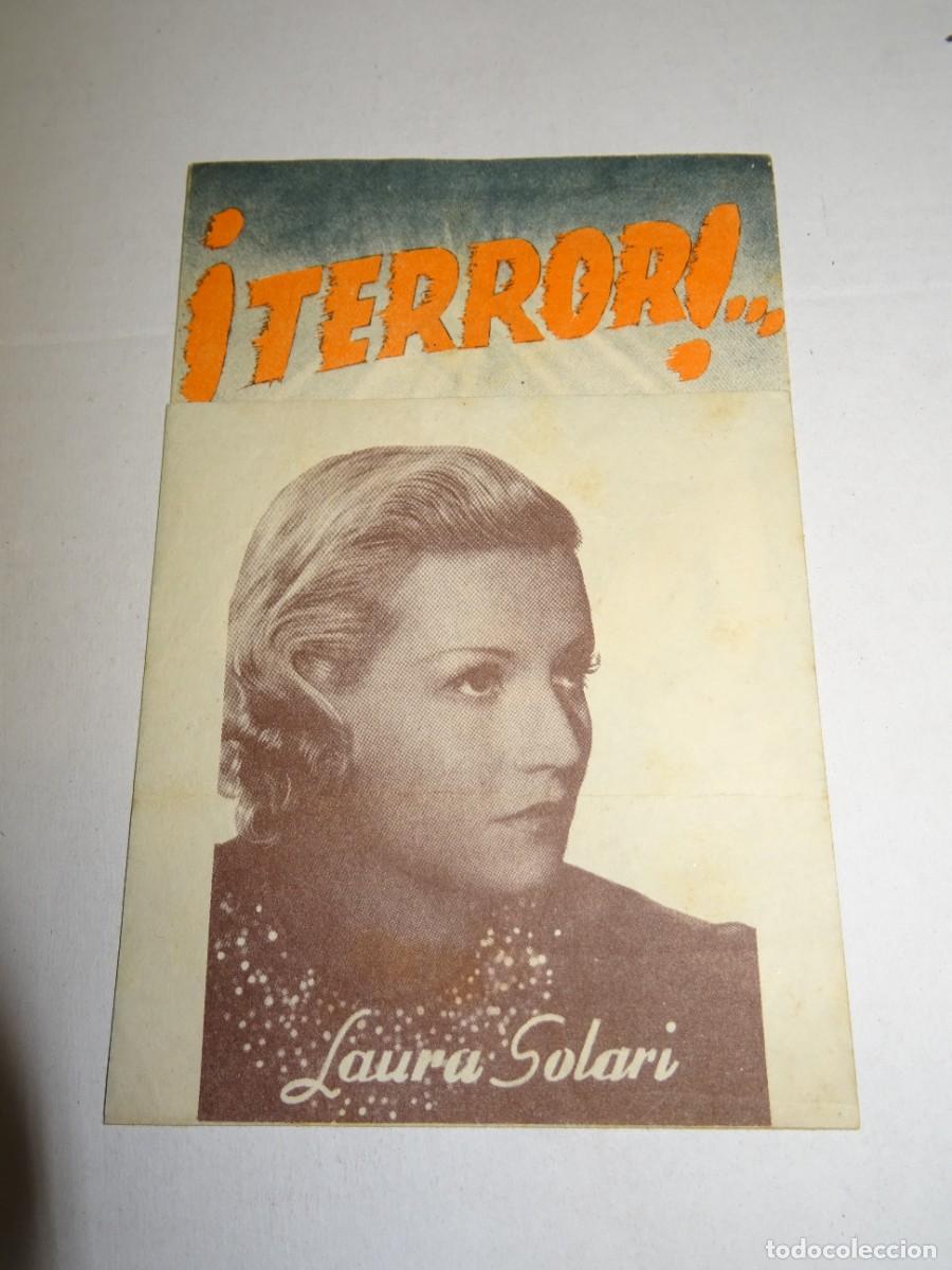 Cine: PROGRAMA DE CINE - &iexcl;TERROR! LAURA SOLARI - BUEN ESTADO - Foto 1