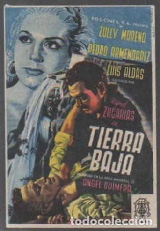 Cine: PROGRAMA DE CINE. TIERRA BAJA PC-6738 - Foto 1