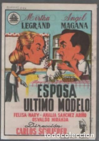 Cine: PROGRAMA DE CINE. ESPOSA ULTIMO MODELO PC-6740