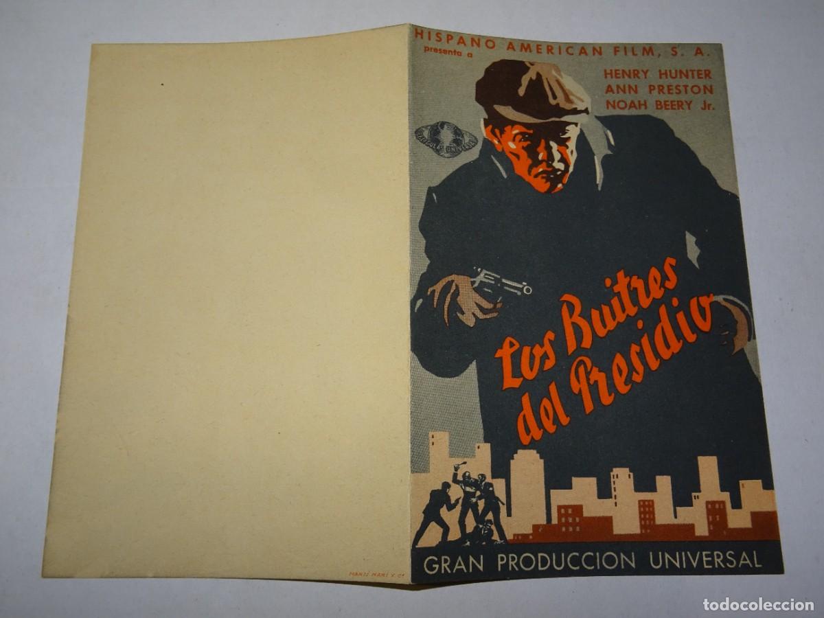 Cine: PROGRAMA DE CINE - LOS BUITRES DEL PRESIDIO - HANRY HUNTER - BUEN ESTADO - Foto 1