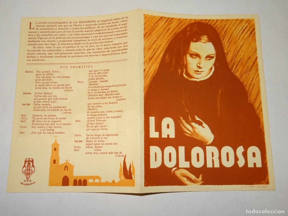 Cine: PROGRAMA DE CINE - LA DOLOROSA - BUEN ESTADO - Foto 1