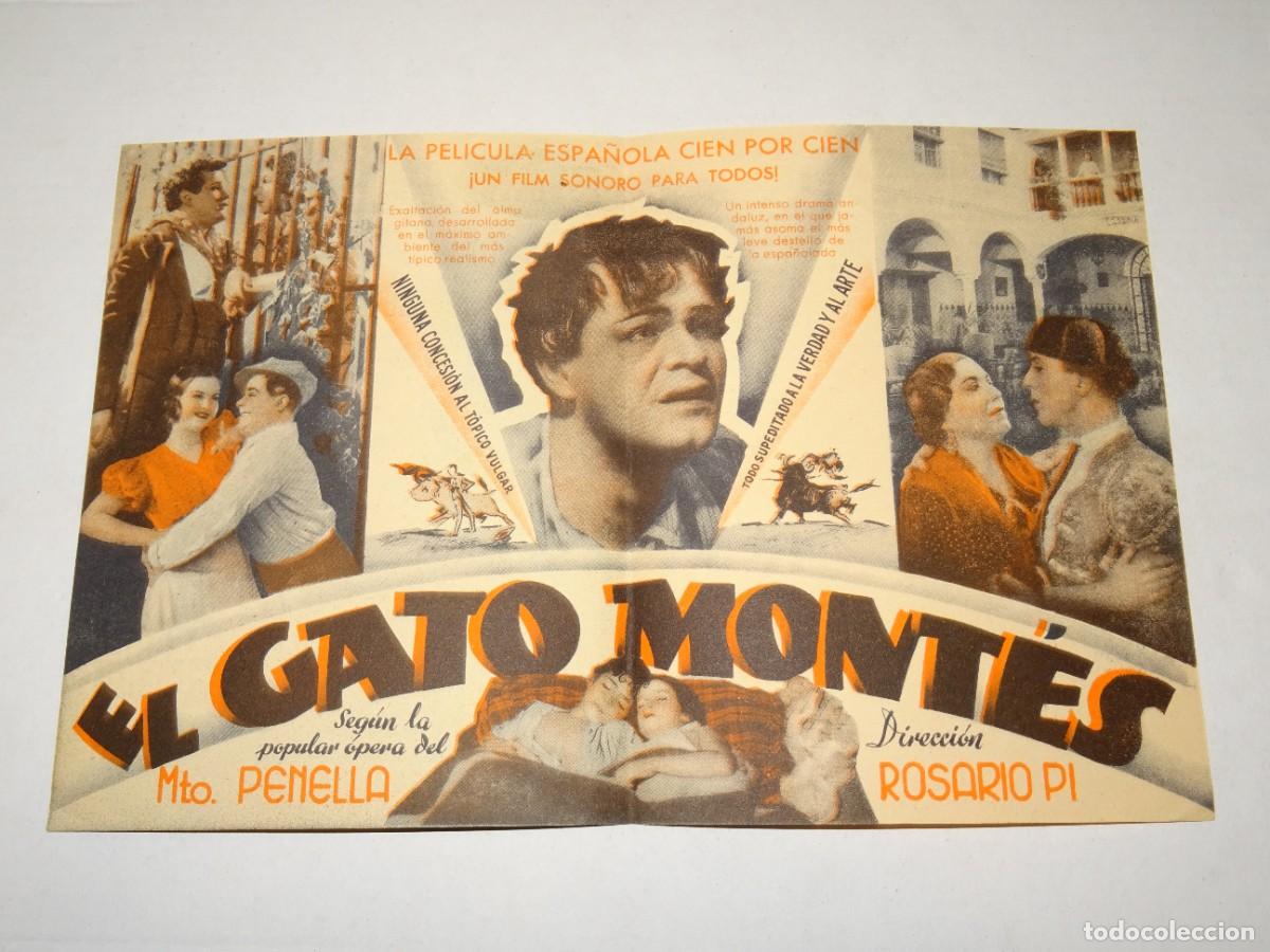 Cine: PROGRAMA DE CINE - EL GATO MONT&Eacute;S - PABLO HERTOGS - BUEN ESTADO - Foto 2