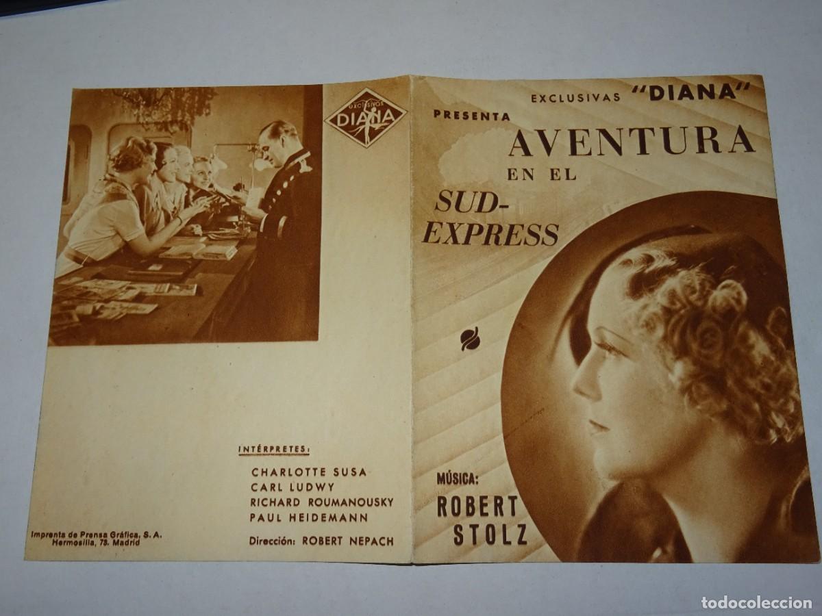 Cine: PROGRAMA DE CINE - AVENTURA EN EL SUD-EXPRESS - BUEN ESTADO - Foto 1