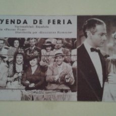 Cine: LEYENDA DE FERIA FICHA ORIGINAL Nº 70. Lote 401735009