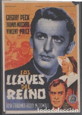 Cine: PROGRAMA DE CINE. LAS LLAVES DEL REINO PC-6758 - Foto 1