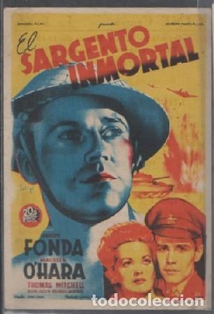 Cine: PROGRAMA DE CINE. EL SARGENTO INMORTAL PC-6764 - Foto 1